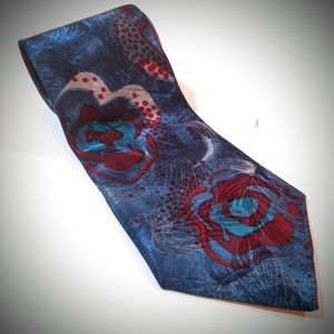 Cabralli men's floral rose neck tie
